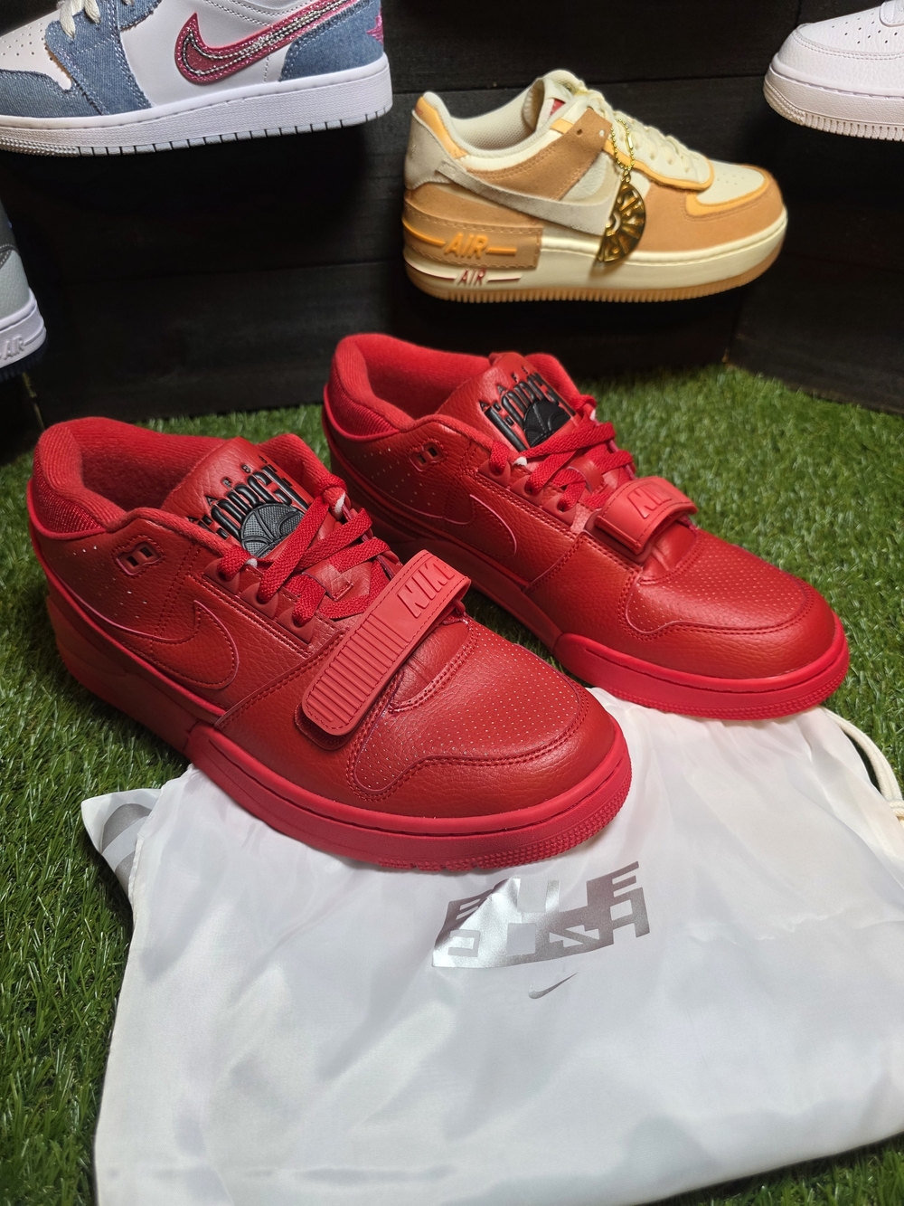 Nike 12 Men’s Billie Ellish All-Red Low-Top Sneakers